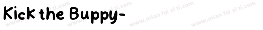 Kick the Buppy字体转换